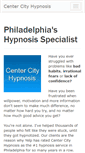 Mobile Screenshot of centercityhypnosis.com